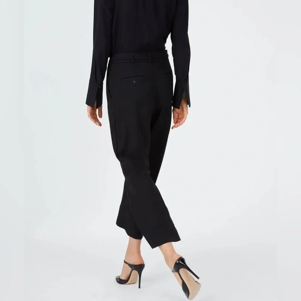 NWT Club Monaco Women’s Heemi Wool Blend Belted Trousers_7
